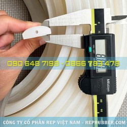 Gioăng silicon trắng chữ D 24x8.8x2 Gioăng silicon trắng chữ D 24x8.8x2