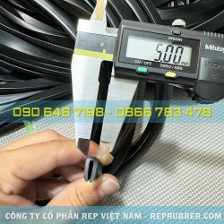 Gioăng cao su EPDM chữ U 5x12.1x2 Gioăng cao su EPDM chữ U 5x12.1x2