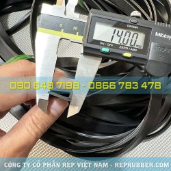 Gioăng cao su EPDM chữ U 6x14x1.5 Gioăng cao su EPDM chữ U 6x14x1.5