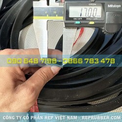 Gioăng cao su EPDM chữ U 7x17x3 Gioăng cao su EPDM chữ U 7x17x3