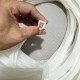 White U-shaped silicone gasket 12x12x2