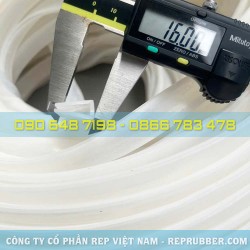 Gioăng silicon trắng chữ U 8x16x1.5 Gioăng silicon trắng chữ U 8x16x1.5