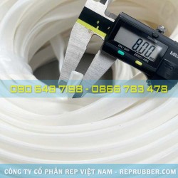 Gioăng silicon trắng chữ U 8x16x1.5 Gioăng silicon trắng chữ U 8x16x1.5