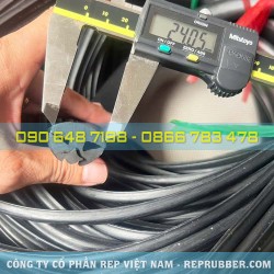 Gioăng cao su EPDM chữ H 24x16 Gioăng cao su EPDM chữ H 24x16