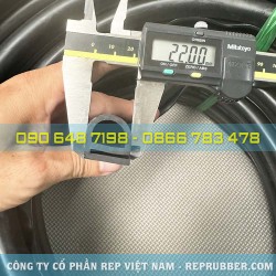 Gioăng cao su thường chữ E 22x22x3 Gioăng cao su thường chữ E 22x22x3