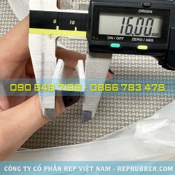Gioăng silicon chữ U 16x15x2 Gioăng silicon chữ U 16x15x2