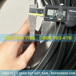 Gioăng cao su EPDM chữ D 12x9x1 Gioăng cao su EPDM chữ D 12x9x1