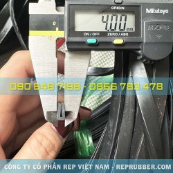 Gioăng cao su EPDM chữ U 4x9x1.5 Gioăng cao su EPDM chữ U 4x9x1.5
