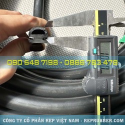 Gioăng cao su EPDM chữ D 18x15x2.5 Gioăng cao su EPDM chữ D 18x15x2.5