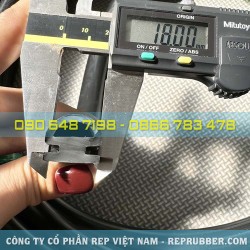 Gioăng cao su EPDM chữ D 18x15x2.5 Gioăng cao su EPDM chữ D 18x15x2.5