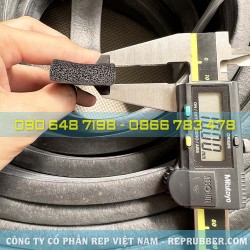 Gioăng cao su xốp EPDM chữ nhật 10x30 Gioăng cao su xốp EPDM chữ nhật 10x30