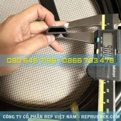 Gioăng cao su EPDM chữ D 27x9x2 Gioăng cao su EPDM chữ D 27x9x2