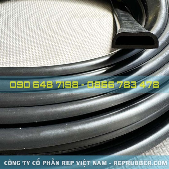 Gioăng cao su EPDM chữ D 27x9x2