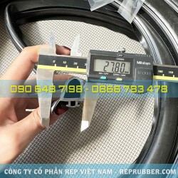 Gioăng cao su EPDM chữ D 27.8x30x2.0 Gioăng cao su EPDM chữ D 27.8x30x2.0