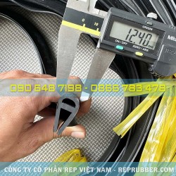 Gioăng cao su EPDM chữ U 12.4x24.2x2.2 Gioăng cao su EPDM chữ U 12.4x24.2x2.2