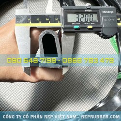 Gioăng cao su EPDM chữ D 32x32x3 Gioăng cao su EPDM chữ D 32x32x3