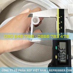 Gioăng silicon trắng chữ P 35x12x2 Gioăng silicon trắng chữ P 35x12x2