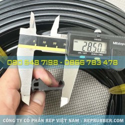 Gioăng cao su EPDM chữ J 28.5x11x1.6 Gioăng cao su EPDM chữ J 28.5x11x1.6