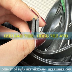 Gioăng cao su NBR chữ U 6x12x2 Gioăng cao su NBR chữ U 6x12x2