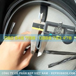 Gioăng cao su EPDM chữ U 8x24x2.5 Gioăng cao su EPDM chữ U 8x24x2.5