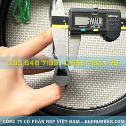 Gioăng cao su EPDM chữ U 18x20x3 Gioăng cao su EPDM chữ U 18x20x3