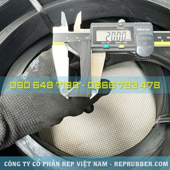 Gioăng cao su EPDM chữ U 35x35x2.5