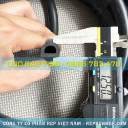 Gioăng cao su EDPM chữ D 16x12.5x3 Gioăng cao su EDPM chữ D 16x12.5x3