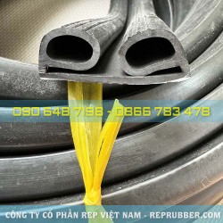 Gioăng cao su EPDM chữ E 46x18x2