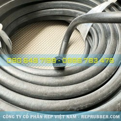 Gioăng cao su xốp chữ D 12x10x3 Gioăng cao su xốp chữ D 12x10x3