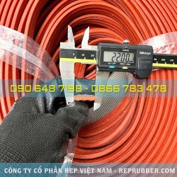 Gioăng silicon xốp đỏ chữ nhật 5x22 Gioăng silicon xốp đỏ chữ nhật 5x22