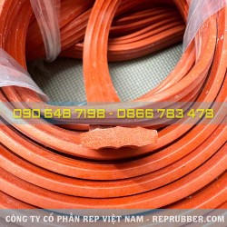 Gioăng silicon xốp đỏ chữ nhật 5x22 Gioăng silicon xốp đỏ chữ nhật 5x22