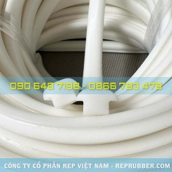 Gioăng silicon xốp trắng chịu nhiệt chữ T 22x14x14 Gioăng silicon xốp trắng chịu nhiệt chữ T 22x14x14