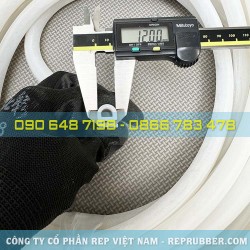 Gioăng silicon trắng chữ E 12x14x2 Gioăng silicon trắng chữ E 12x14x2