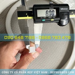 Gioăng silicon trắng chữ T 12x9x8 Gioăng silicon trắng chữ T 12x9x8