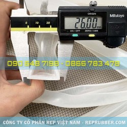 Gioăng silicon trắng chữ U 26x16x2.5 Gioăng silicon trắng chữ U 26x16x2.5