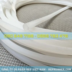 Gioăng silicon trắng phi 8 Gioăng silicon trắng phi 8