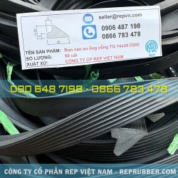 Gioăng cao su ống cống TG 14x25 D200 Gioăng cao su ống cống TG 14x25 D200