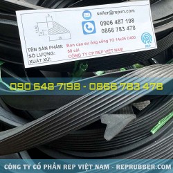 Gioăng cao su ống cống TG 14x25 D400 Gioăng cao su ống cống TG 14x25 D400