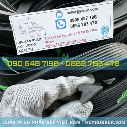 Gioăng cao su ống cống TG 14x25 D700 Gioăng cao su ống cống TG 14x25 D700