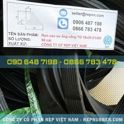 Gioăng cao su ống cống TG 19x25 D1250 Gioăng cao su ống cống TG 19x25 D1250