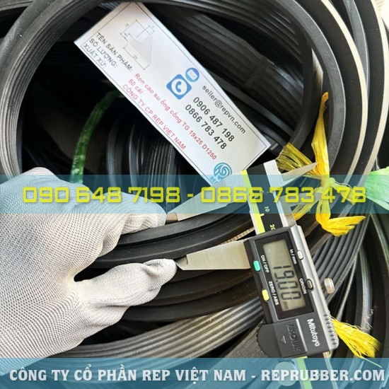Gioăng cao su ống cống TG 19x25 D1250 Gioăng cao su ống cống TG 19x25 D1250