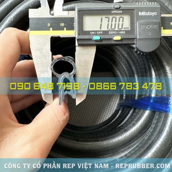 Gioăng cao su xốp chữ U XK 04 Gioăng cao su xốp chữ U XK 04