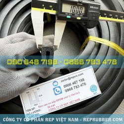 Gioăng cao su xốp EPDM chữ U 10x12x3 Gioăng cao su xốp EPDM chữ U 10x12x3