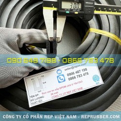 Gioăng cao su xốp EPDM chữ U 10x12x3 Gioăng cao su xốp EPDM chữ U 10x12x3