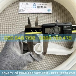 Gioăng silicon trắng chữ P 40x22x2 Gioăng silicon trắng chữ P 40x22x2