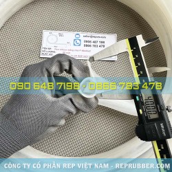 Gioăng silicon trắng chữ P 40x22x2 Gioăng silicon trắng chữ P 40x22x2