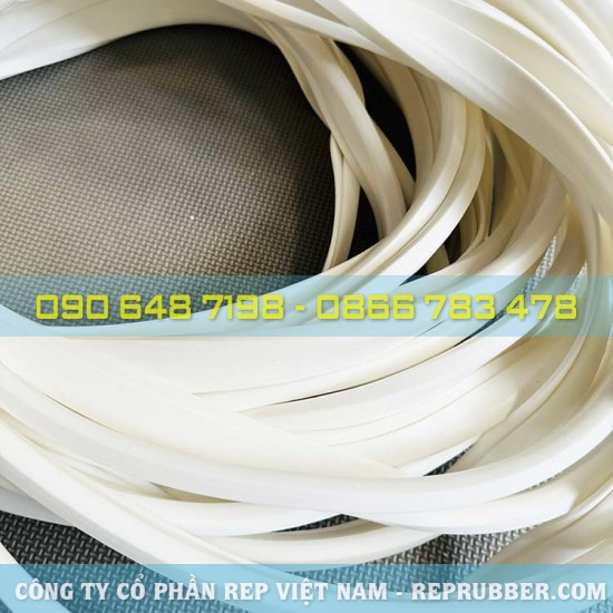 Vòng silicon trắng đục nối nhiệt 8x24x2.7 Vòng silicon trắng đục nối nhiệt 8x24x2.7