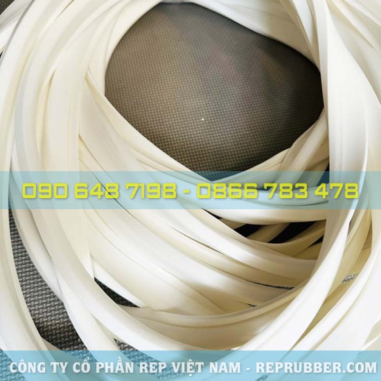 Vòng silicon trắng đục nối nhiệt 8x24x2.7 Vòng silicon trắng đục nối nhiệt 8x24x2.7