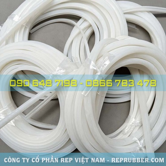 Gioăng silicon trắng chịu nhiệt chữ U, chữ D Gioăng silicon trắng chịu nhiệt chữ U, chữ D