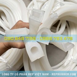 Gioăng silicon trắng chịu nhiệt chữ U, chữ D Gioăng silicon trắng chịu nhiệt chữ U, chữ D